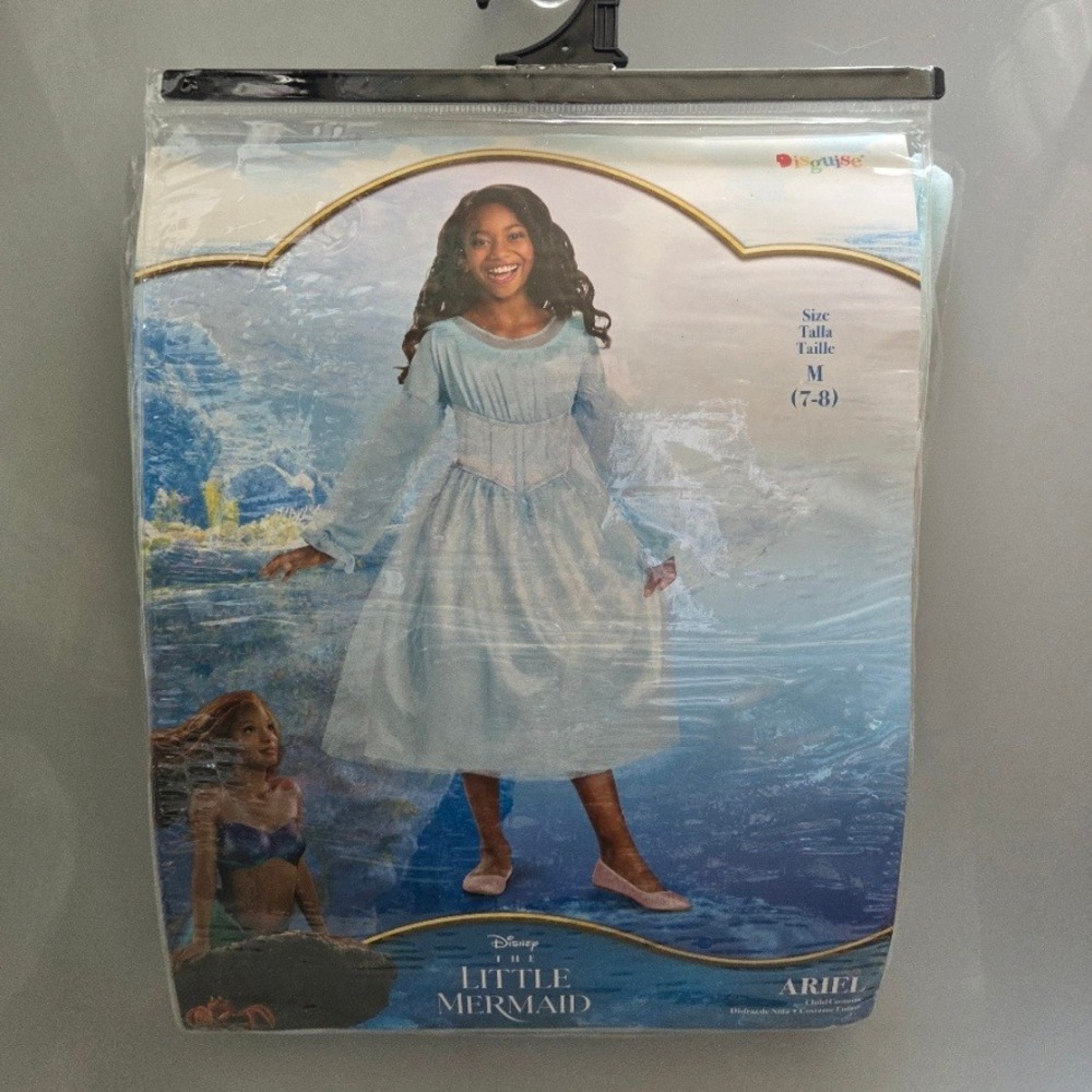 Disney The Little Mermaid Ariel‎ Costume Dress Up - Girls Size M (7-8)